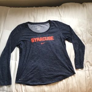 Nike Dri-Fit Syracuse Navy Blue long sleeve